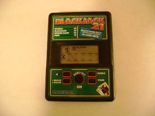 Newly listed Radica Blackjack 21 Model 550 Electronic Hand Held Game 