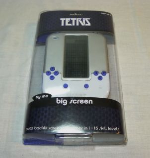 BIG SCREEN TETRIS HAND HELD LCD GAME BACKLIT 4 GAMES IN 1   NEW IN 