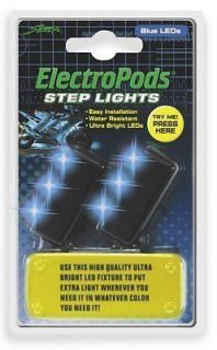 StreetFX ELECTROPODS STEP LIGHTS~BLUE LEDS~NEW~