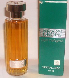 Vintage Revlon MOON DROPS Soft Cologne Perfume 8 oz. NIB