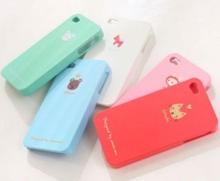 For Apple iPhone4/4S COCORONI Cute Air Jacket Phone Case Skin Cover 