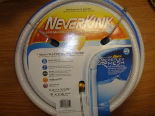 Neverkink RV/Marine Fresh Water Supply Atex Relex Mesh Hose 50 x 5/8