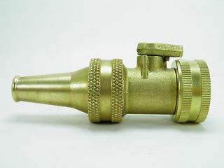 BRASS SWEEPER NOZZLE WITH BRASS SHUT OFF VALVE  GREAT QUALITY/PERFOR 