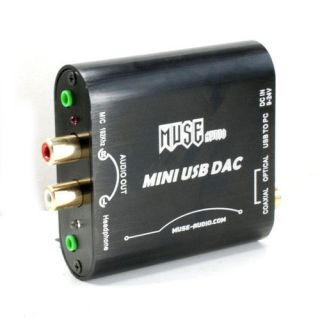 MUSE Mini 24Bit 192Khz Coaxial Optical USB Input DAC Headphone Out 