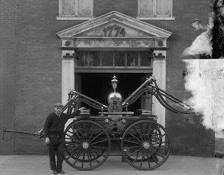antique fire engine in Antiques