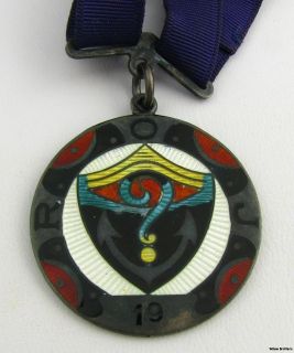 Royal Order of Jesters SHRINERS   Sterling Silver Masonic Vintage ROJ 