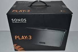 SONOS PLAY3   3 SPEAKER ALL IN ONE SONOS PLAYER   BNIB The unit is 