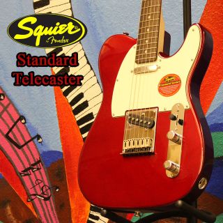 Squier By Fender Standard Telecaster Candy Apple Red Tele Electric 