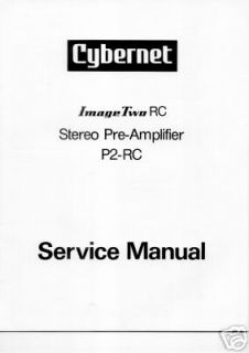 CYBERNET IMAGE TWO RC STEREO P2 RC SERVICE MANUAL
