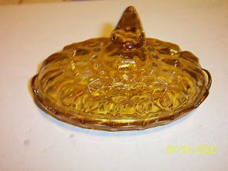 amber depression glass in Glass