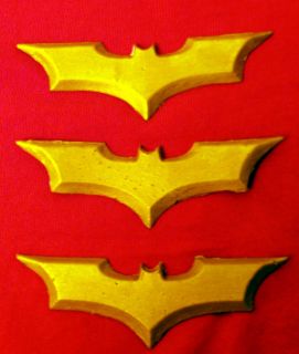 Batman Begins TDK TDKR Batarang Costume Prop Cosplay Custom Dark 