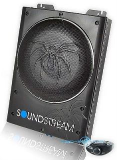 SOUNDSTREAM UNDER THE SEAT 150W RMS SUBWOOFER ENCLOSURE FLAT SHALLOW 