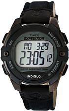 Timex Mens H7Y863 Expedition Camouflage Chrono Black Nylon/Leather 
