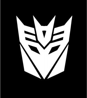 Decepticons Transformers Symbol Logo Car Vinyl Window Decal Sticker