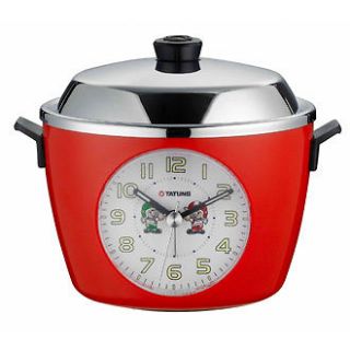 New TATUNG TAC 1K Rice Cooker Pot Alarm Clock Red