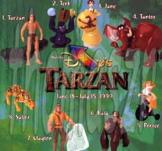 TERK figure/toy #2   Disneys TARZAN movie   McDonalds (1999) *Mint
