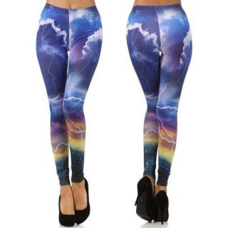 New  POPULAR Trend THUNDER GALAXY Printed Fashion Leggings Pants 
