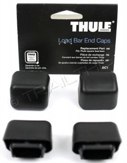 THULE EC1 LOAD BAR END CAPS 4 PACK CAPS FOR SQUARE LOAD BARS GENUINE