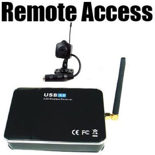 Wireless home security system tiny pinhole camera with usb receiver 