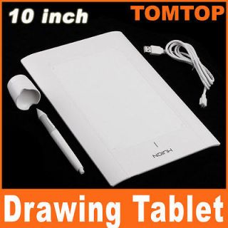 10 Art Graphics Drawing Tablet Cordless Digital Pen for PC Laptop 