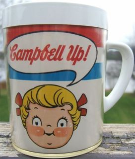 Vintage WEST BEND THERMO SERV CAMPBELL UP Soup Mug Made in USA