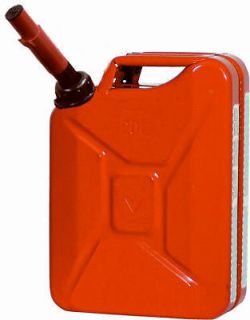 MIDWEST 5800 5 GALLON RED METAL MILITARY GAS GASOLINE CAN TANK 