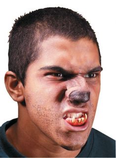 Wolf Nose Werewolf Animal Dress Up Halloween Costume Makeup Latex 