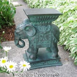 Ornate 18 ELEPHANT HALL TABLE ~ PLANT STAND Iron Look