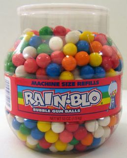 Rain Blo Bubble Gum Balls Candy Machine Size Refills