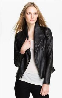 Vince Leather Scuba jacket Black EXCLUSIVE,JUST FOR FASHION PEOPLE.