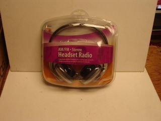 AM/FM STEREO HEADSET RADIO 12 934