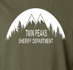 Twin Peaks SHERIFF DEPARTMENT T Shirt Eraserhead Lynch X Files Cooper 