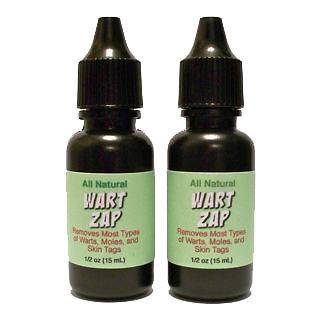 WART ZAP ALL NATURAL Wart Remover Cure (Also Removes Moles & Skin 