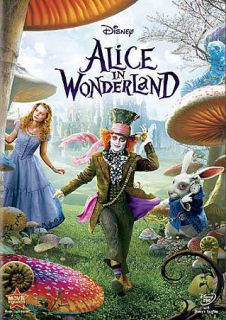 Alice in Wonderland, 2010 Disney Classic DVD, Johnny Depp and Tim 
