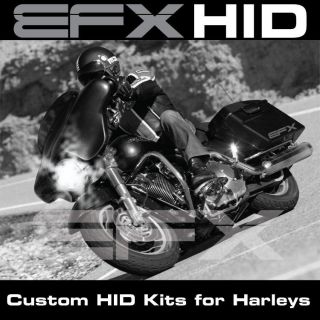 EFX SLIM DIGITAL HID CONVERSION XENON HEADLIGHT LIGHT KIT HARLEY 