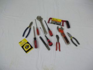 12 For 1 Money* Hand Tools MIXED LOT Bakers Dozen Pliers Wrenches 