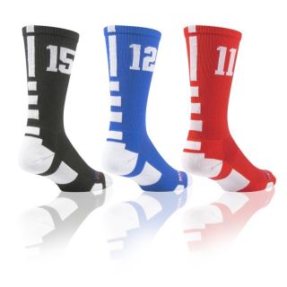 Baseline Elite Custom Number Socks   3 Colors   30 Number Options 