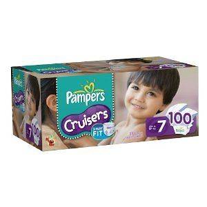Pampers Cruisers, 100 count, SIZE 7, CHEAP