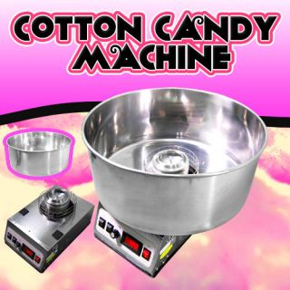 Electric Cotton Candy Machine Commercial Floss Maker 110v 60hz US Free 