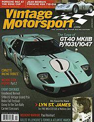 2009 Vintage Motorsport Magazine Number 1 Ford GT40