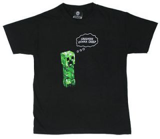 Creepers Gonna Creep   Minecraft Youth T shirt