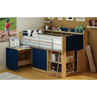 loft bed with desk in Kids & Teens at Home