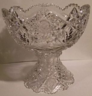 crystal punch bowl in Glassware