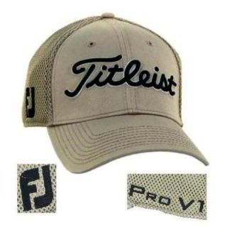 NEW Titleist Sports Mesh Fitted Golf Hat   Assorted Colors and Sizes