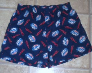 NEVER WORN MENS MILLER LITE BOXER SHORTS LOUNGING