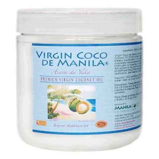 Organic 100% Virgin Coconut Oil ManilaCoco NoBlend 16 oz