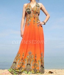   Party Orange Bridesmaid Plus Size Extra Long Maxi Dress 2X US 18 20