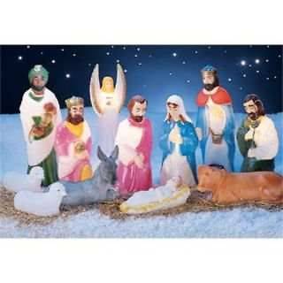 12pc Outdoor Nativity Set Christmas Yard Home Holiday Decor
