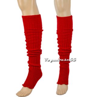 womens red knit leggings