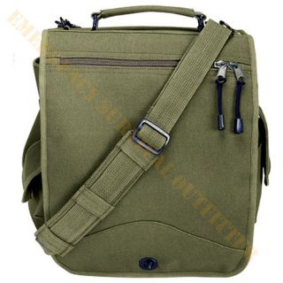   51 Engineers Field Travel Olive Drab Green Laptop Shoulder Bag